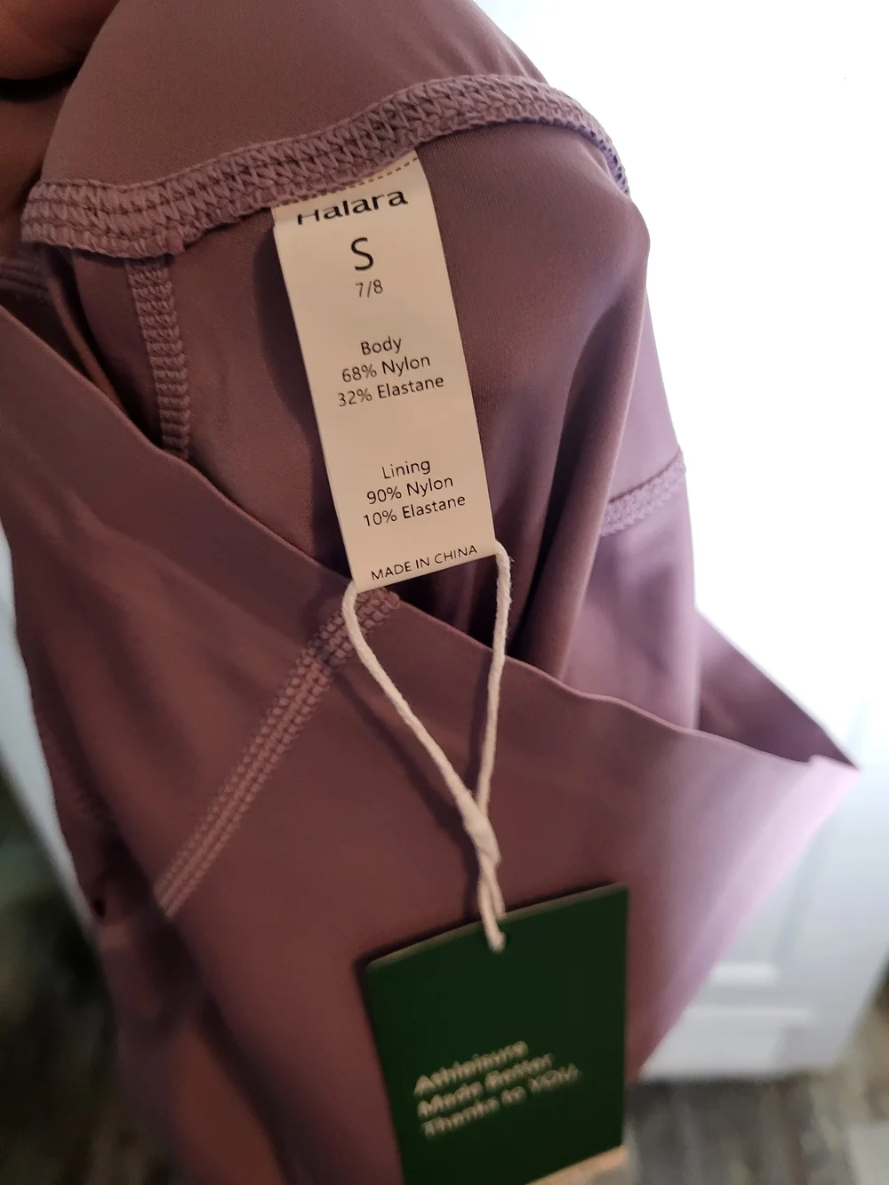 HALARA Dusty Mauve High-Rise Leggings - Picture 3 of 3